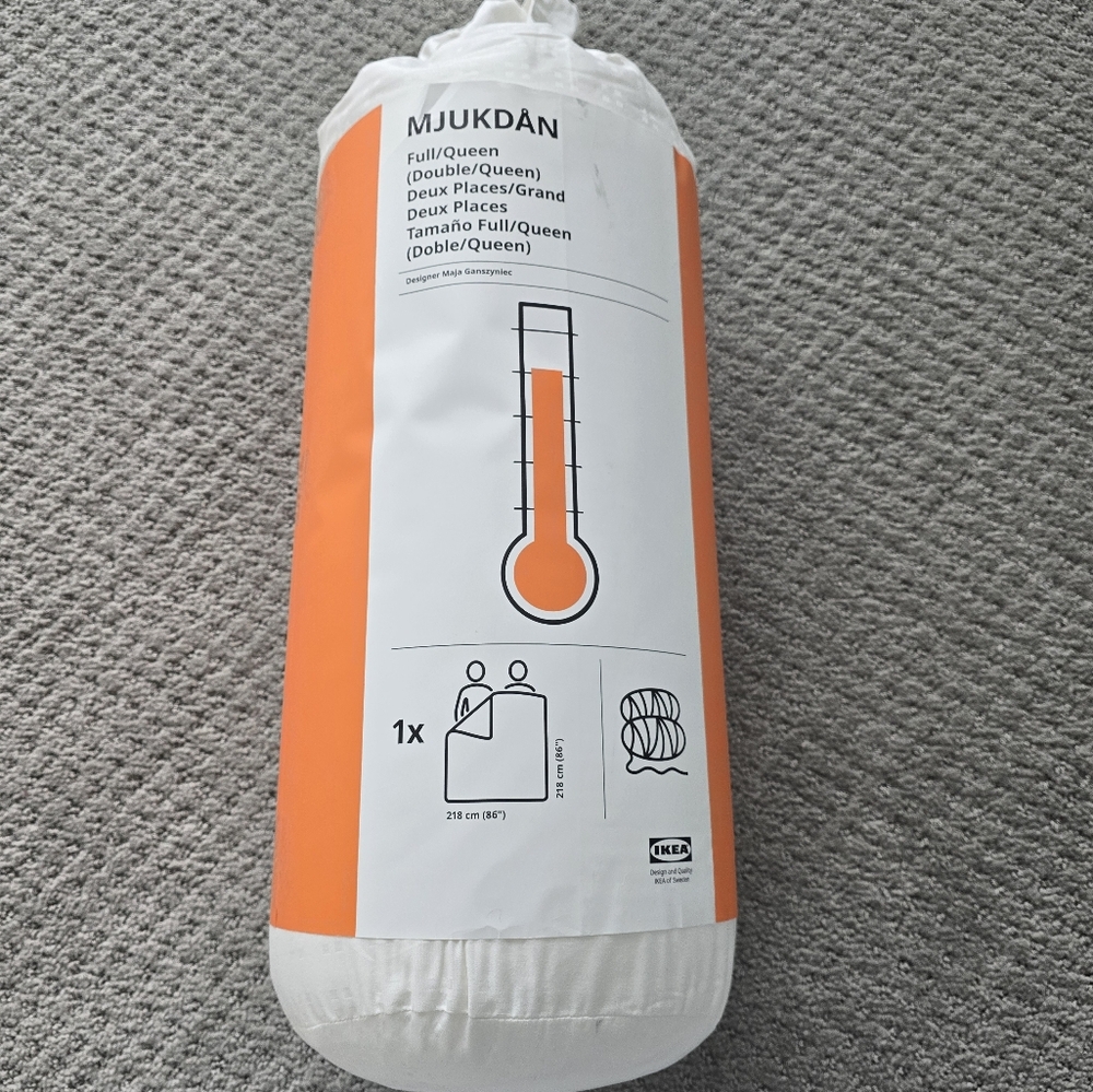 NEW Ikea Mjukdan full/queen size duvet insert/comforter